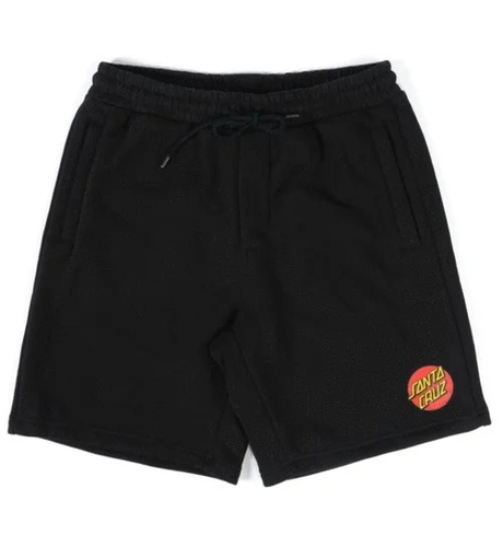Santa Cruz Classic Dot Track Shorts - Black