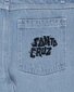 Santa Cruz Yelling Stack Baggy Denim Jeans - Mid Blue