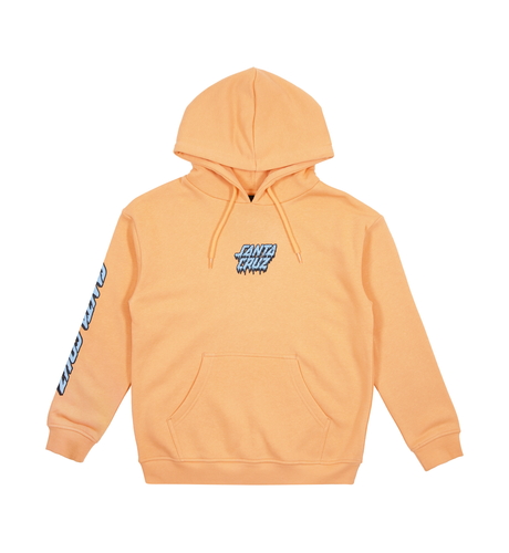 Santa Cruz Decaying Hand Strip Hoodie - Orange