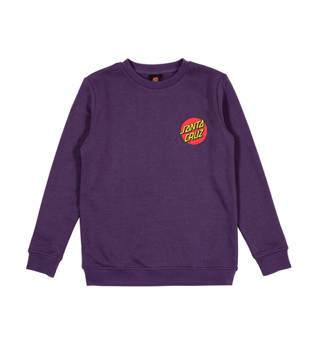 Santa Cruz Classic Dot Chest Sweater - Purple