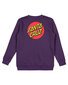 Santa Cruz Classic Dot Chest Sweater - Purple