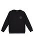 Santa Cruz Check Waste Dot Mono Reflect Sweater - Black