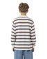 Santa Cruz Horizon L/S Polo Tee - Cream Stripe