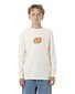 Santa Cruz Goal Flame Check L/S Tee - Cream