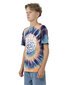 Santa Cruz Check Waste Dot S/S Tee - Navy Tie Dye