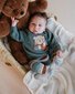 Bebe Mateo Bear Baby Jumper - Fern Green