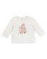 Bebe Mateo Bear Baby Tee - Grey Marle