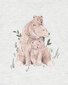 Bebe Mateo Bear Baby Tee - Grey Marle