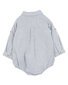 Bebe Oliver Stripe Shirt Bodysuit - Sky Blue