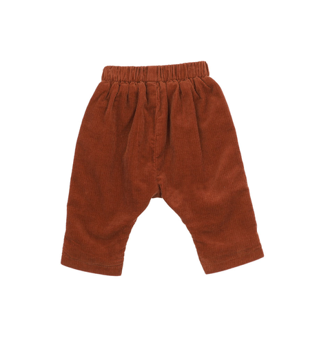 Bebe Toby Pull On Cord Baby Pants - Chestnut