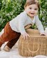 Bebe Toby Pull On Cord Baby Pants - Chestnut