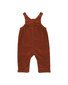 Bebe Toby Cord Baby Overalls - Chestnut