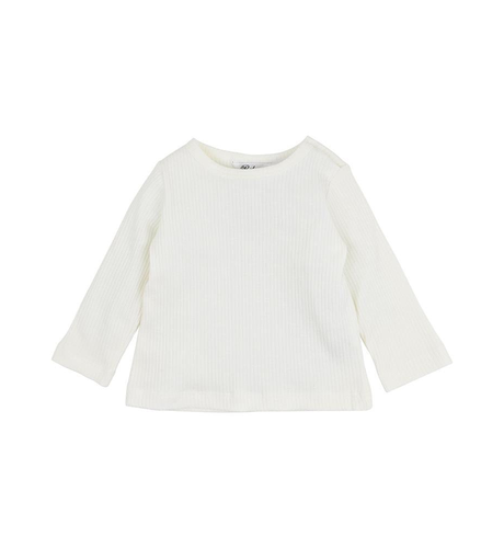 Bebe Unisex Rib Baby Tee - Cloud