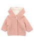 Bebe Rose Knitted Baby Hooded Cardigan