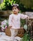 Bebe Nancy Hedgehog Baby Tee - Peachy Pink