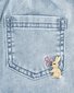 Bebe Flossy Knit Denim Pull On Jeans