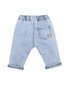 Bebe Flossy Knit Baby Denim Pull On Jeans