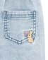 Bebe Flossy Knit Baby Denim Pull On Jeans