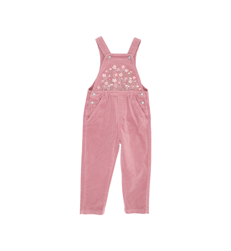 Bebe Flossy Embroidered Cord Overalls