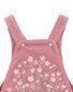 Bebe Flossy Embroidered Cord Overalls