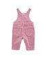 Bebe Flossy Embroidered Cord Baby Overalls