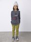 Minti Super Pineapple L/S Tee - Dark Grey