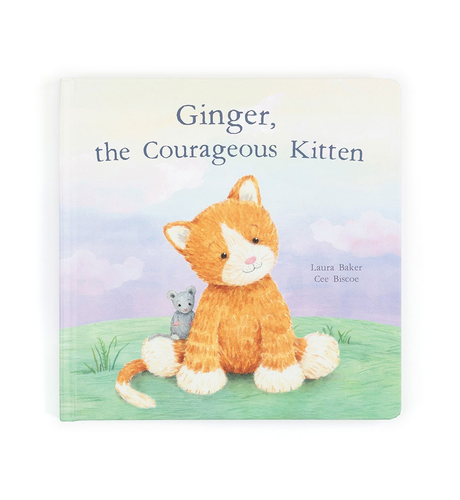 Jellycat Ginger, The Courageous Kitten Book