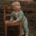 Nature Baby Cotton Knit Lou Suit - Pine Sailor Stripe
