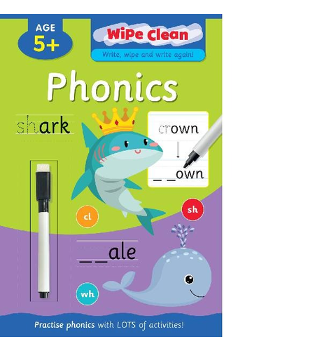 Wipe Clean Phonics Book