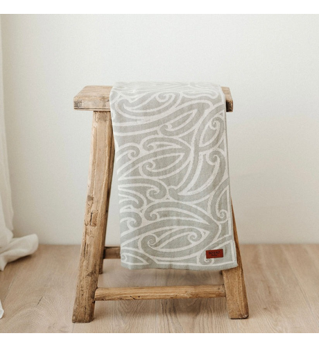 Bo & Ko Mohimohi Woven Pepi Blanket - Huruwhenua