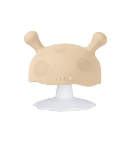 Mombella Mushroom Soothing Teether - Beige