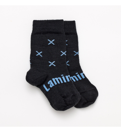 Lamington Merino Baby Crew Socks - Baltic