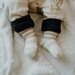 Lamington Merino Baby Crew Socks - Squirrel