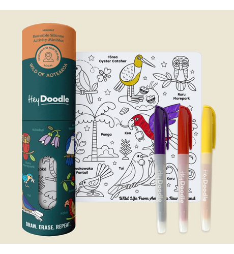 Hey Doodle Wild Aotearoa Playmat - Mini