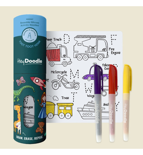 Hey Doodle Toot Toot Honk Playmat - Mini