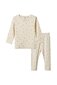 Nature Baby 2Pc L/S Pyjama Set Pointelle - Posey Blossom Print