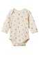 Nature Baby Long Sleeve Bodysuit - Delphine Print