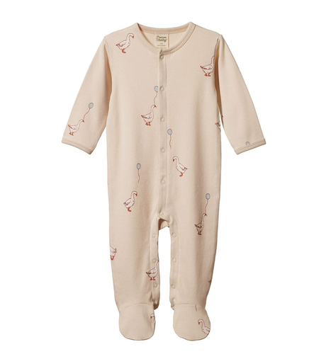 Nature Baby Stretch & Grow - Goose Lullaby Print