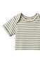 Nature Baby Short Sleeve Bodysuit - Nettle Sailor Stripe