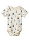 Nature Baby Short Sleeve Bodysuit - Regatta Print