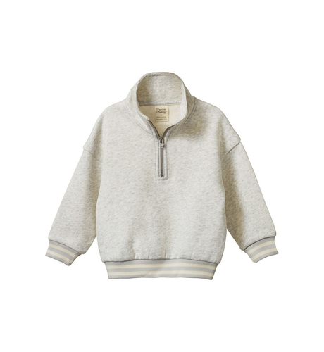 Nature Baby Camper Sweatshirt - Light Grey Marl