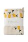 Nature Baby Org Cotton Hooded Towel - Lemon Print Terry