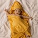 Nature Baby Lion Hooded Towel - Golden