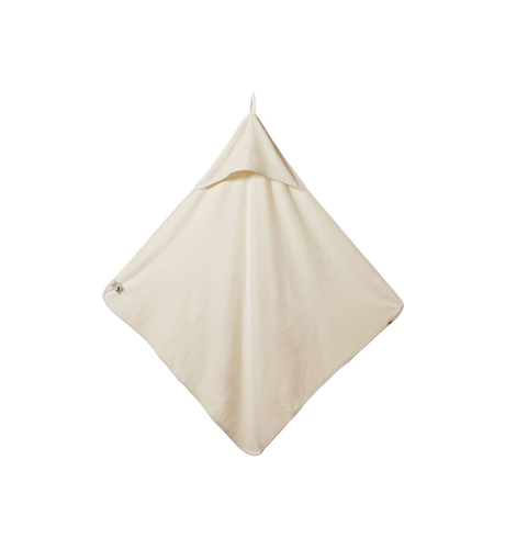 Nature Baby Org Cotton Hooded Towel - Natural