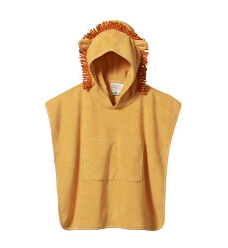 Nature Baby Lion Poncho Towel - Golden