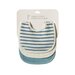 Nature Baby Dribble Bibs 3 Pack - Powder Blue/Natural