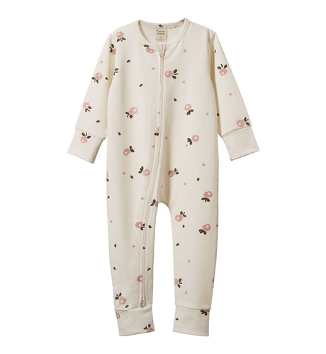 Nature Baby Dreamlands Suit Toddler - Posey Blossom Peach Print