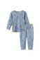Nature Baby 2Pc Long Sleeve Pyjamas - Illusion Bunny Print