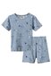 Nature Baby Shortie Pyjama Set - Illusion Bunny Print