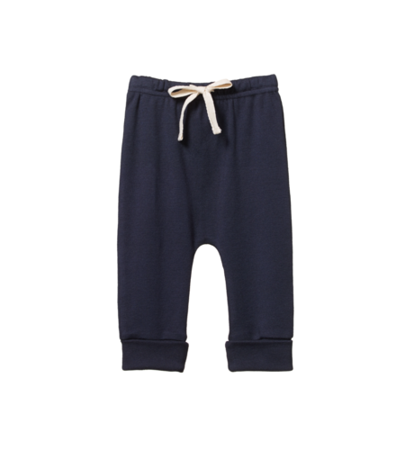 Nature Baby Drawstring Pants - Navy
